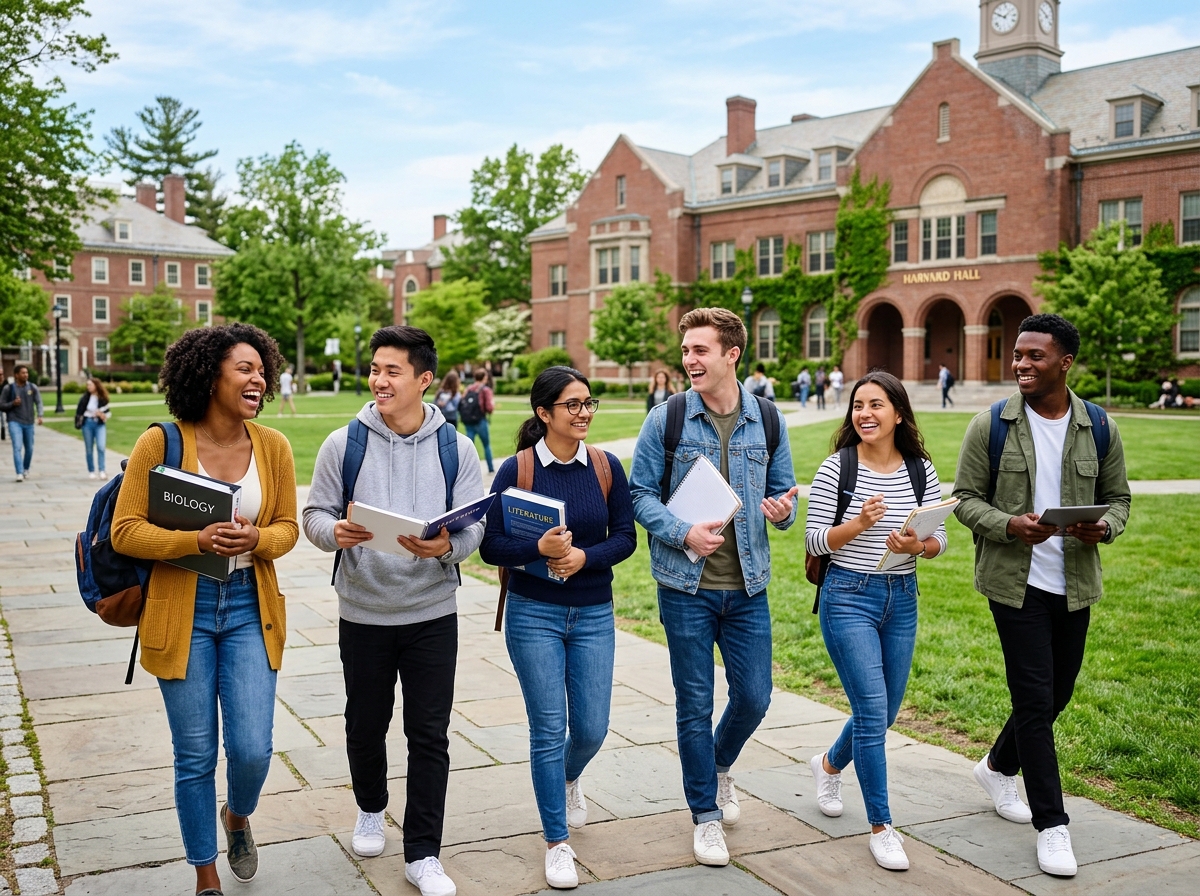 Students walking on SJB Institute campus grounds